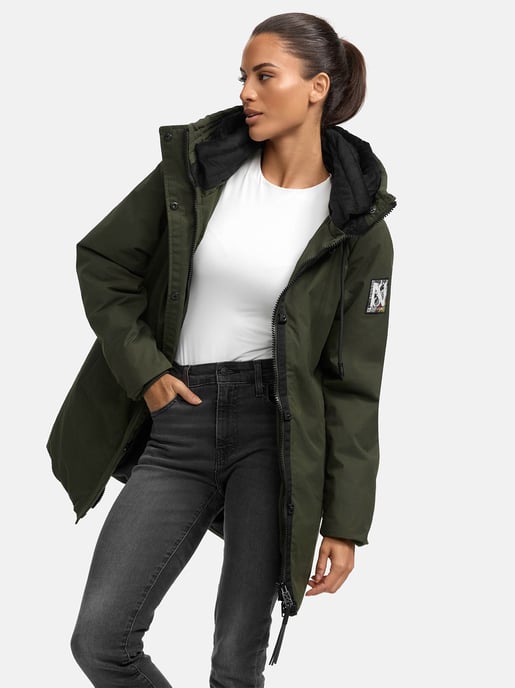 Navahoo Eishauch Damen Winterjacke mit Fleece-Innenfutter und Kapuze - Image 6