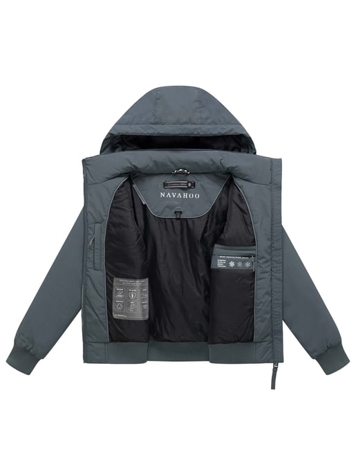 Navahoo Damen Winterjacke Kichermaus mit Kapuze - Image 4