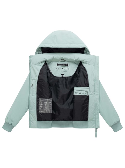Navahoo Damen Winterjacke Kichermaus mit Kapuze - Image 4