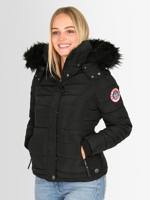 Navahoo Damen Winterjacke Chloe – Tailliert, Mit Abnehmbarer Kapuze & Edlem Kunstfell - Image 5