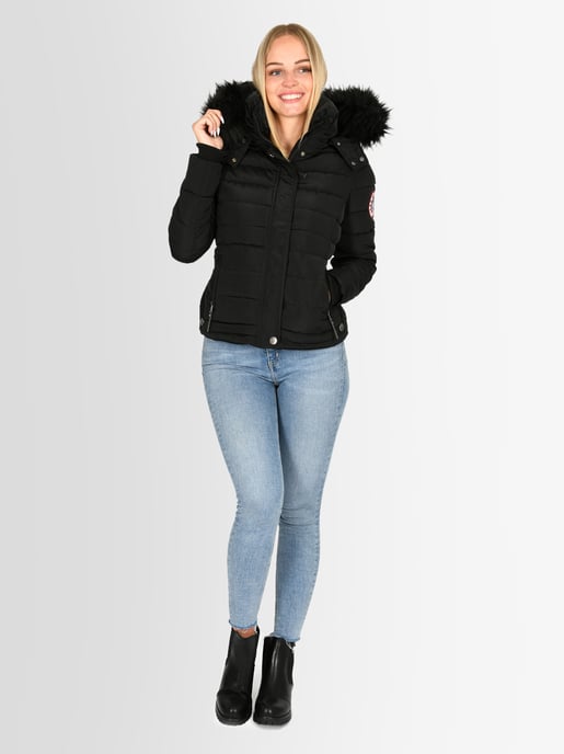 Navahoo Damen Winterjacke Chloe – Tailliert, Mit Abnehmbarer Kapuze & Edlem Kunstfell - Image 6