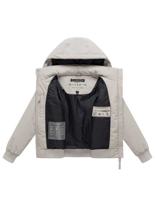 Navahoo Damen Winterjacke Kichermaus mit Kapuze - Image 4