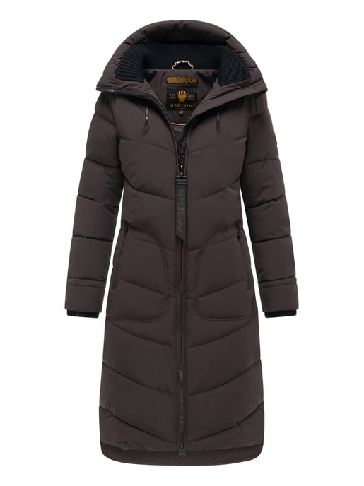 Marikoo Damen Winterjacke Benikoo mit Kapuze & Rippkragen – warm, elegant & funktional - Image 1