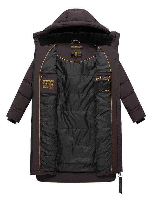 Marikoo Damen Winterjacke Benikoo mit Kapuze & Rippkragen – warm, elegant & funktional - Image 5