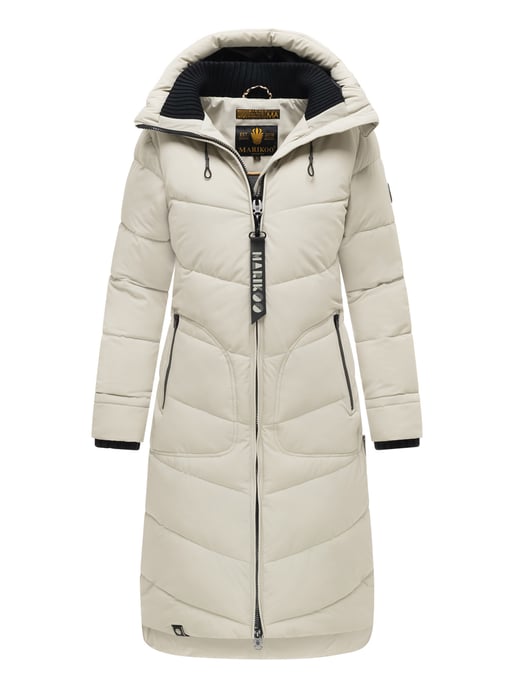 Marikoo Damen Winterjacke Benikoo mit Kapuze & Rippkragen – warm, elegant & funktional - Image 1