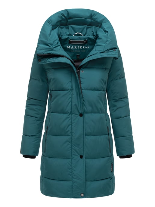 Marikoo Damen Steppjacke Karumikoo XVI – warm, stylisch & mit Kapuze - Image 1