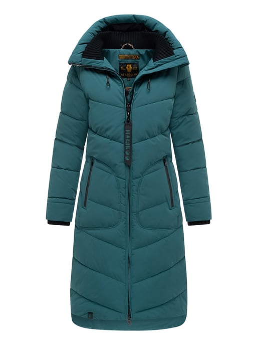 Marikoo Damen Winterjacke Benikoo mit Kapuze & Rippkragen – warm, elegant & funktional - Image 1