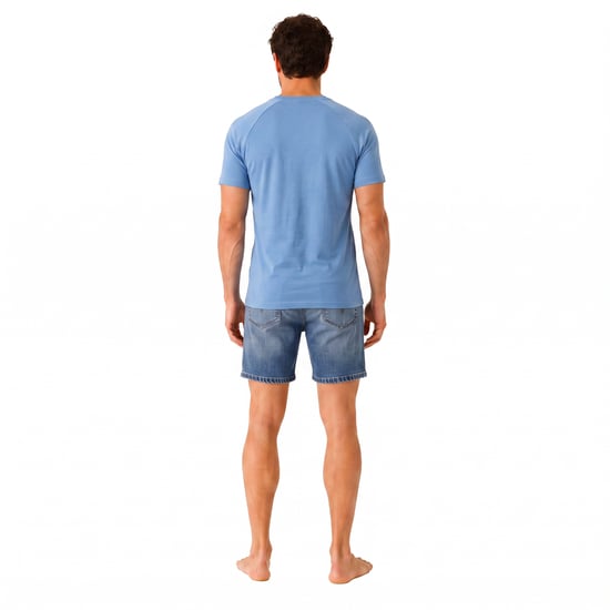 Herren Kurzarm Baumwoll-T-Shirt 50517970 - Image 3