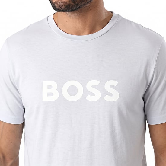 Herren Regular Fit Kurzarm Baumwoll-T-Shirt 50491706 - Image 2