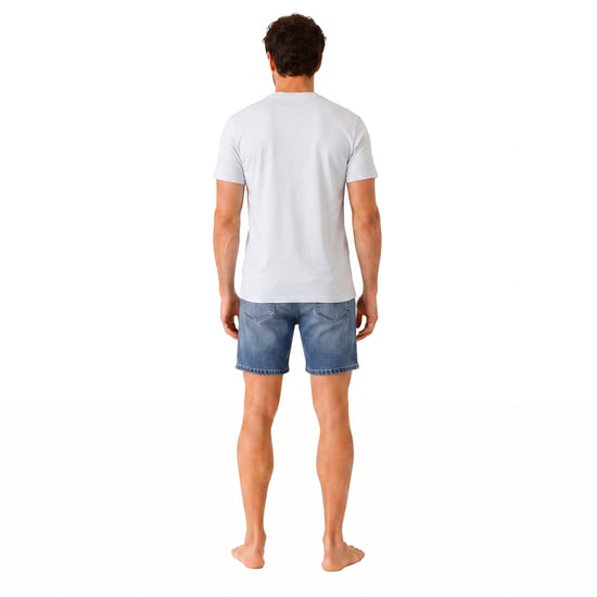 Herren Regular Fit Kurzarm Baumwoll-T-Shirt 50491706 - Image 3
