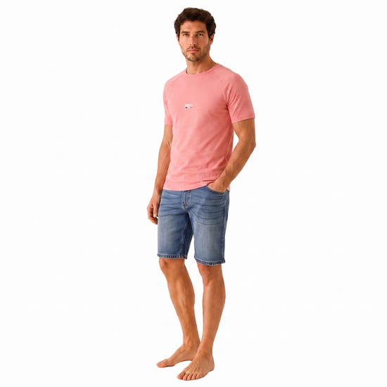 Herren Kurzarm Baumwoll-T-Shirt 50517970 - Image 4