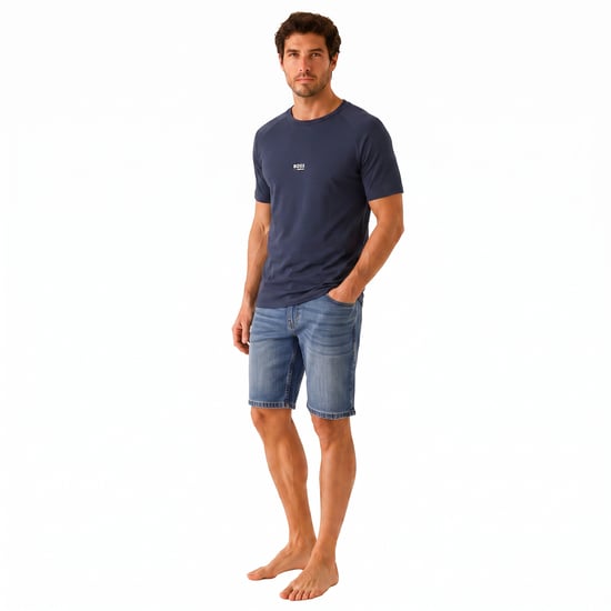 Herren Kurzarm Baumwoll-T-Shirt 50517970 - Image 4