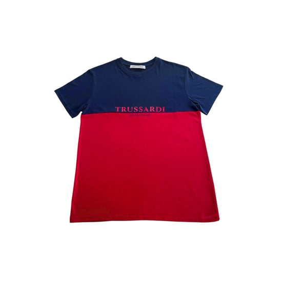 Trussardi Strandbekleidung Rotes Baumwolle Herren T-Shirt - Image 1