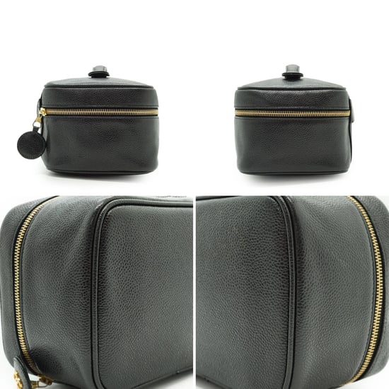 Chanel Vintage Lederhandtasche Kosmetiktasche - Image 5