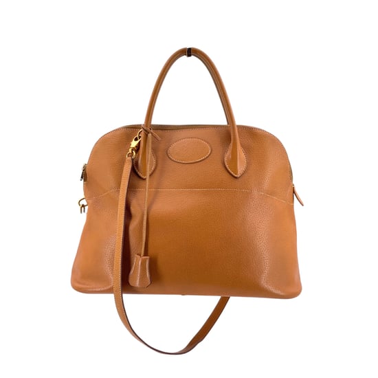 Hermes Vintage Lederhandtasche Bolide - Image 1