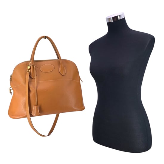 Hermes Vintage Lederhandtasche Bolide - Image 2