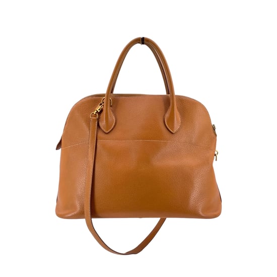 Hermes Vintage Lederhandtasche Bolide - Image 3