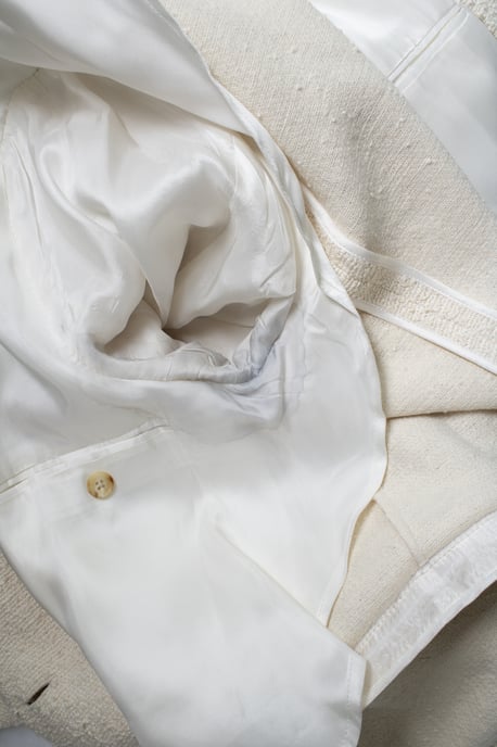 Amiri, weißer Bouclé-Blazer - Image 5