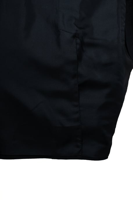 Saint Laurent, schwarzer Blazer-Mantel mit glänzendem Revers - Image 6