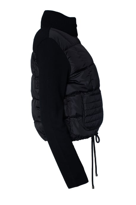Moncler Hybrid-Steppstrickjacke in Schwarz - Image 4
