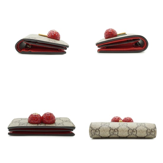 Gucci Stoffgeldbörse Kirsche - Image 3