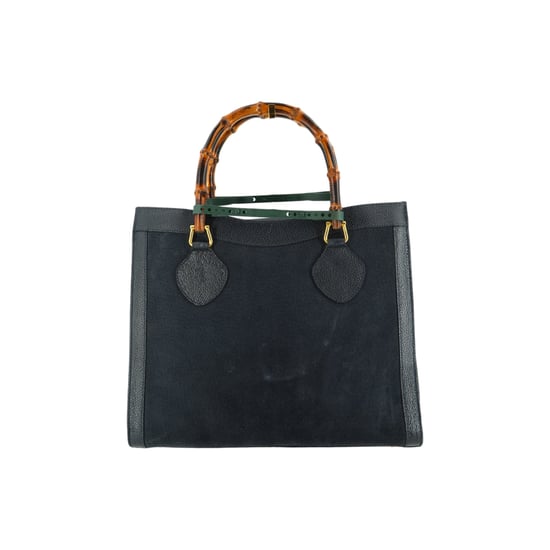 Gucci Vintage Wildleder-Tragetasche Diana Bamboo - Image 3