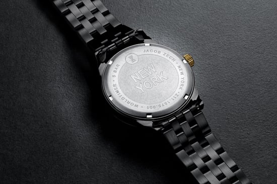 Jacob Zech Horloge New York City - Schwarz - Image 4