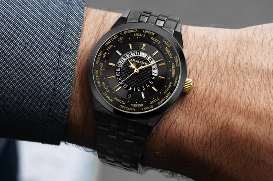 Jacob Zech Horloge New York City - Schwarz - Image 5