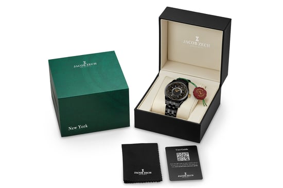 Jacob Zech Horloge New York City - Schwarz - Image 6