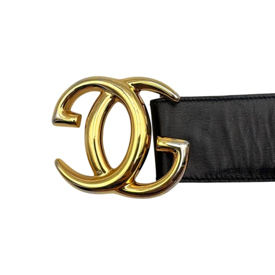 Gucci Vintage Ledergürtel mit ineinandergreifender Schnalle - Image 2