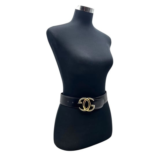 Gucci Vintage Ledergürtel mit ineinandergreifender Schnalle - Image 3
