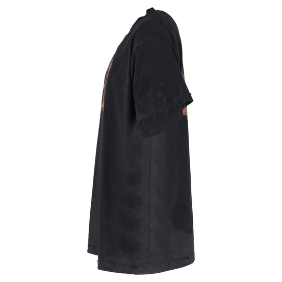 Balenciaga Crypto Oversized T-Shirt aus schwarzer Baumwolle - Image 2