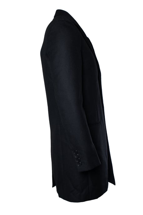 Saint Laurent, schwarzer Fischgrät-Blazer 2018 - Image 3