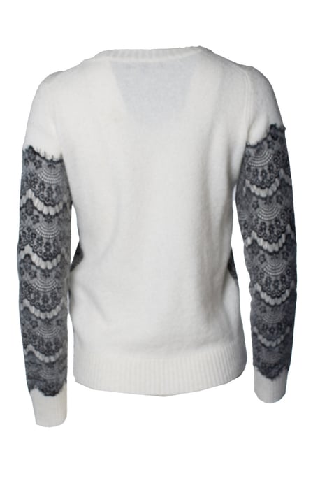 Maje, Strickpullover mit Spitze - Image 3