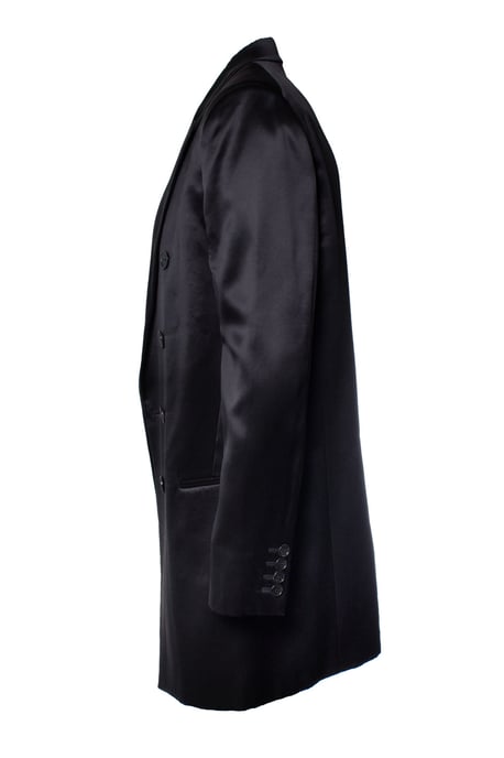 Saint Laurent, schwarzer Seidenblazer 2021 - Image 2
