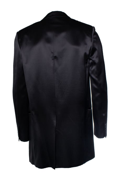 Saint Laurent, schwarzer Seidenblazer 2021 - Image 3
