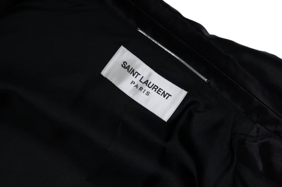 Saint Laurent, schwarzer Seidenblazer 2021 - Image 6
