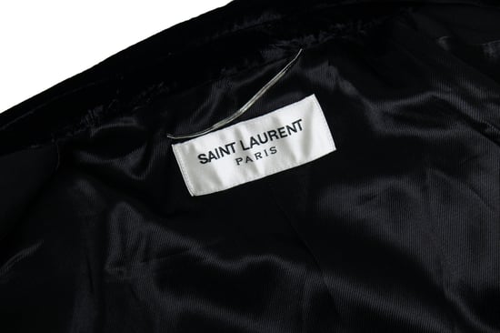 Saint Laurent, langer Blazer mit Samtrevers 2017 - Image 5