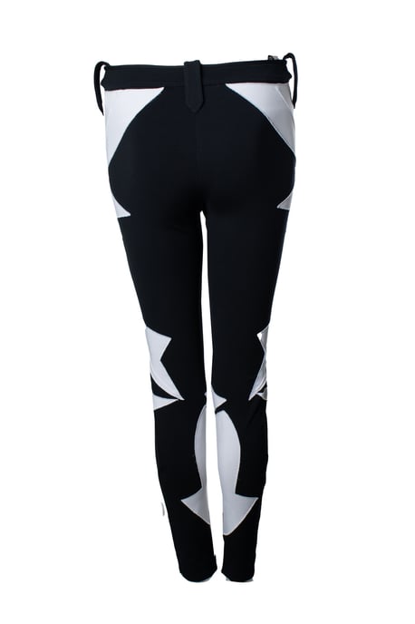 Givenchy, schwarz-weiße Leggings - Image 3