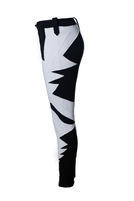 Givenchy, schwarz-weiße Leggings - Image 4