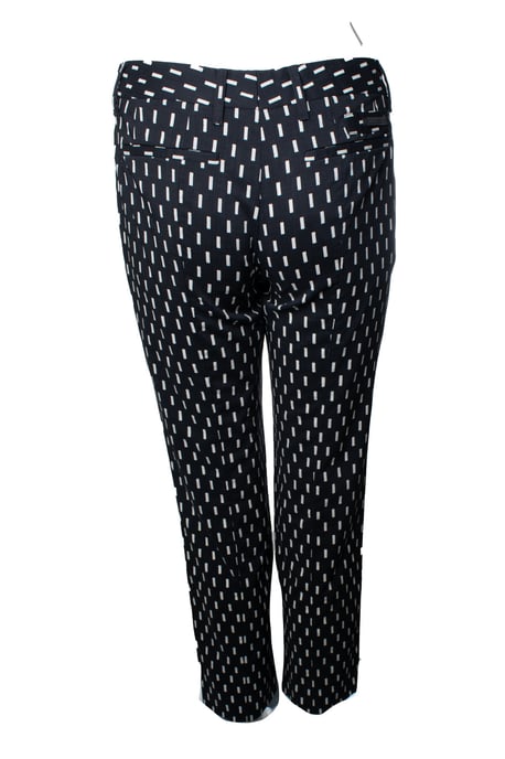 Prada, schwarze grafisch bedruckte Hose - Image 3