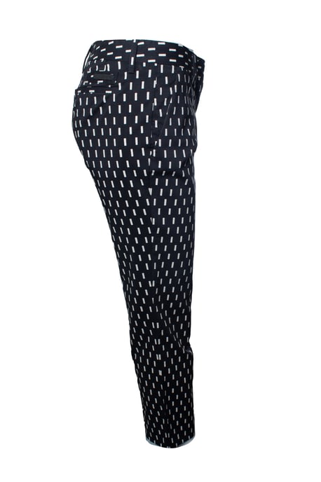 Prada, schwarze grafisch bedruckte Hose - Image 4