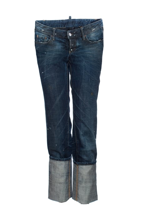 Dsquared2, Blue Jeans mit extra hochgezogenen Rohren in Größe IT42/S. - Image 1
