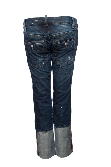 Dsquared2, Blue Jeans mit extra hochgezogenen Rohren in Größe IT42/S. - Image 3