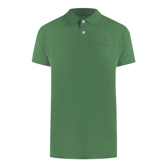 Poloshirt Mit Eisberg-dreieck-logo In Militärgrün - Image 1