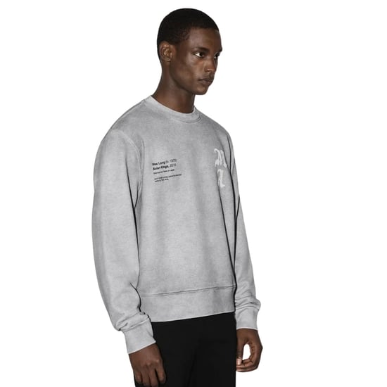 Amiri Wes Lang Solar Kings Crew Heather Grey - Image 3