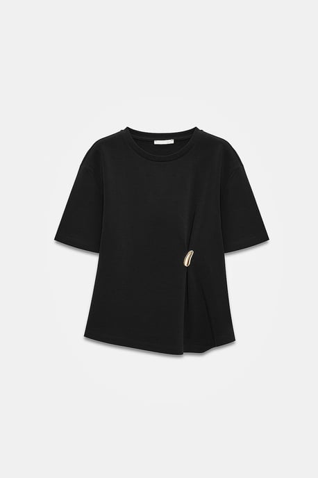 Damen Rundhals Kurzarm Jersey T-Shirt - Image 5