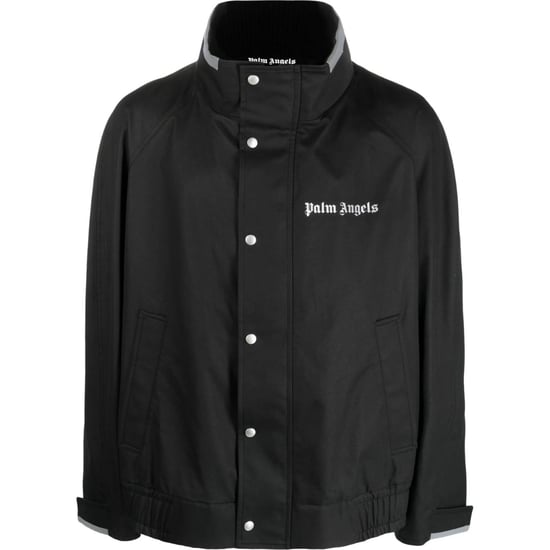 Palm Angels Classic Logo Bomberjacke Schwarz - Image 1