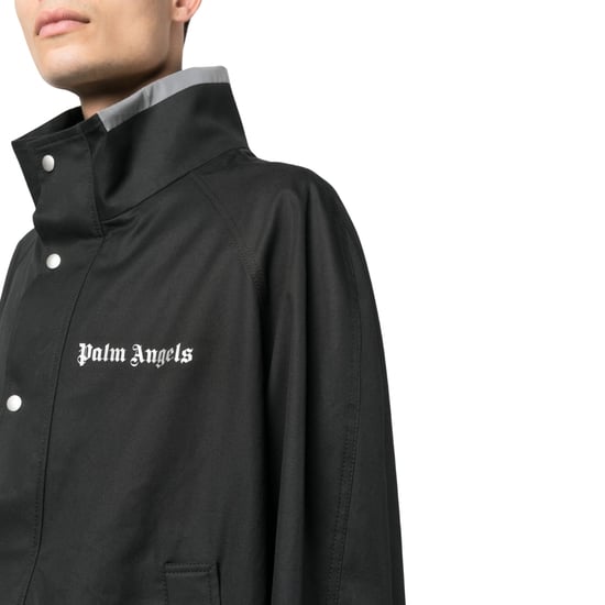 Palm Angels Classic Logo Bomberjacke Schwarz - Image 5