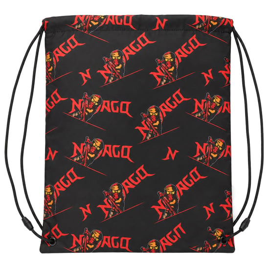Lego Ninjago Kinder Schwarz/Rote Zugbandschule Tasche - Image 2